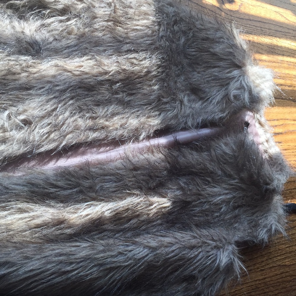A Love brand jacket size medium with tan fur
